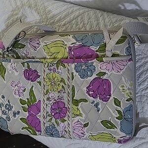 Vera Bradley Hard Body Tech Tablet Laptop Crossbody Bag.